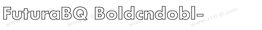 FuturaBQ Boldcndobl字体转换